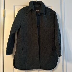 Madewell - Quilted Corduroy Walton Shirt Jacket - Size XS - GREEN